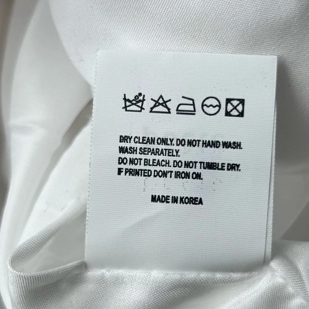 Poete white sleeveless midi dress with gathering on the side - Picture 3 of 10